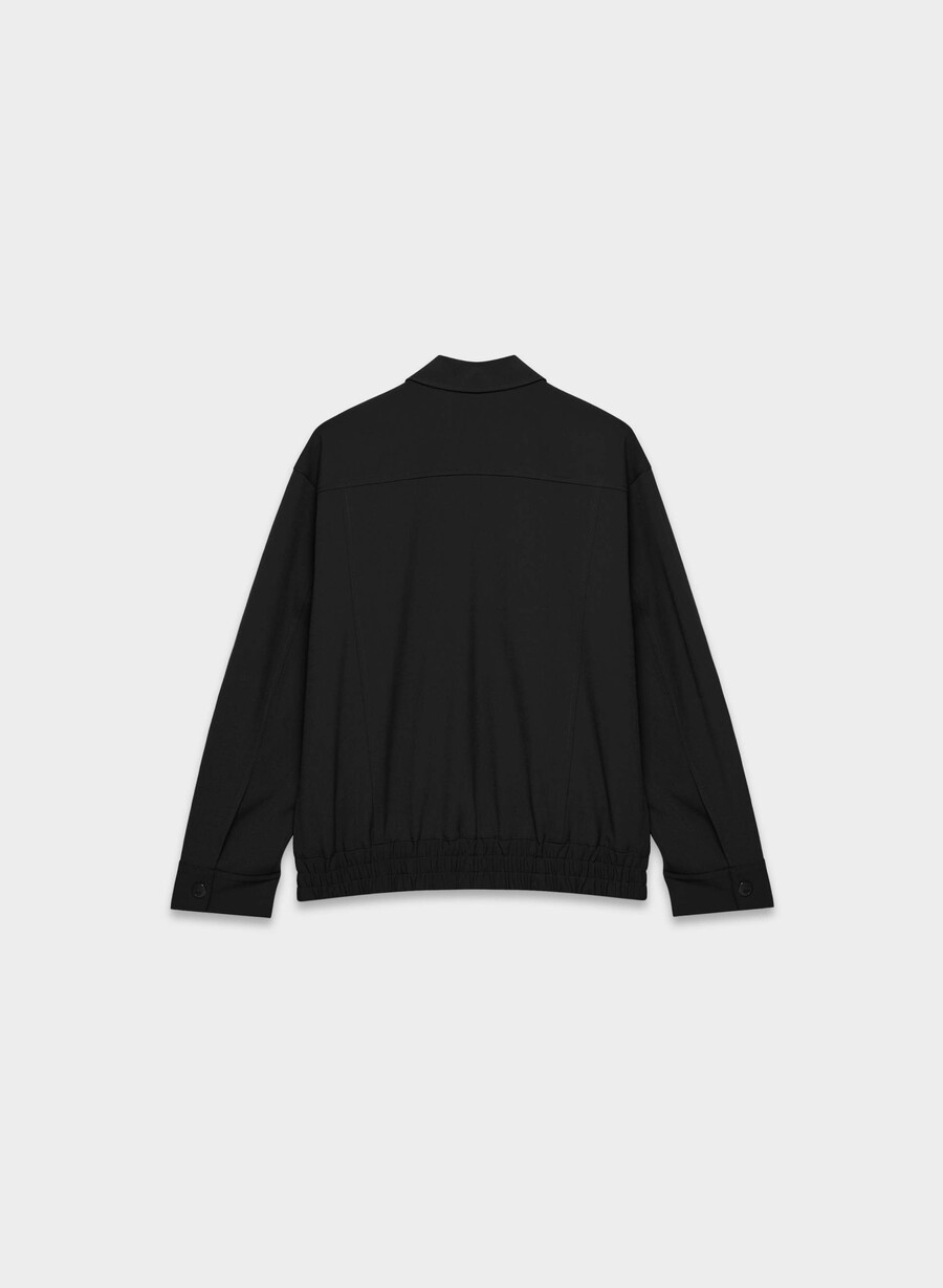 telegraph bomber - reessential light black