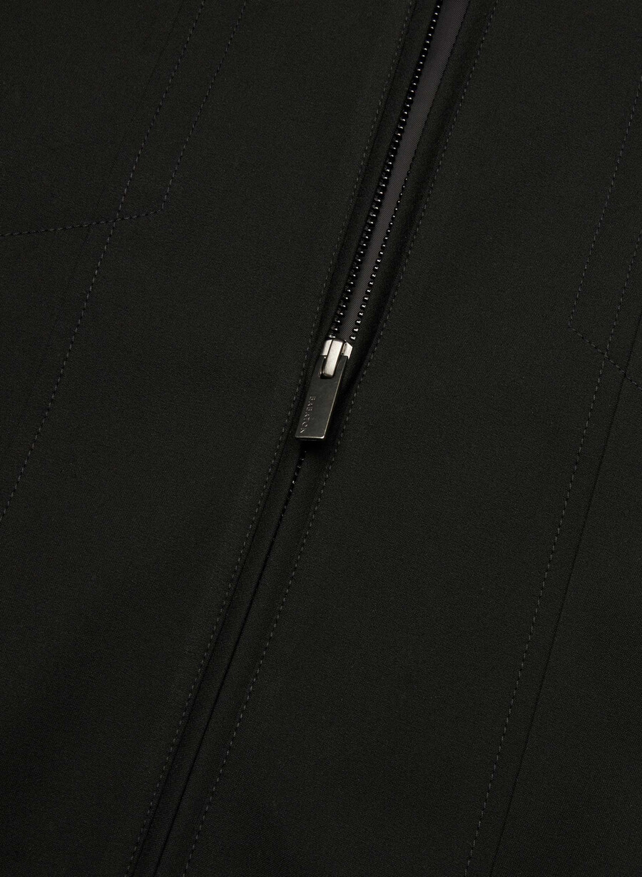 telegraph bomber - reessential light black