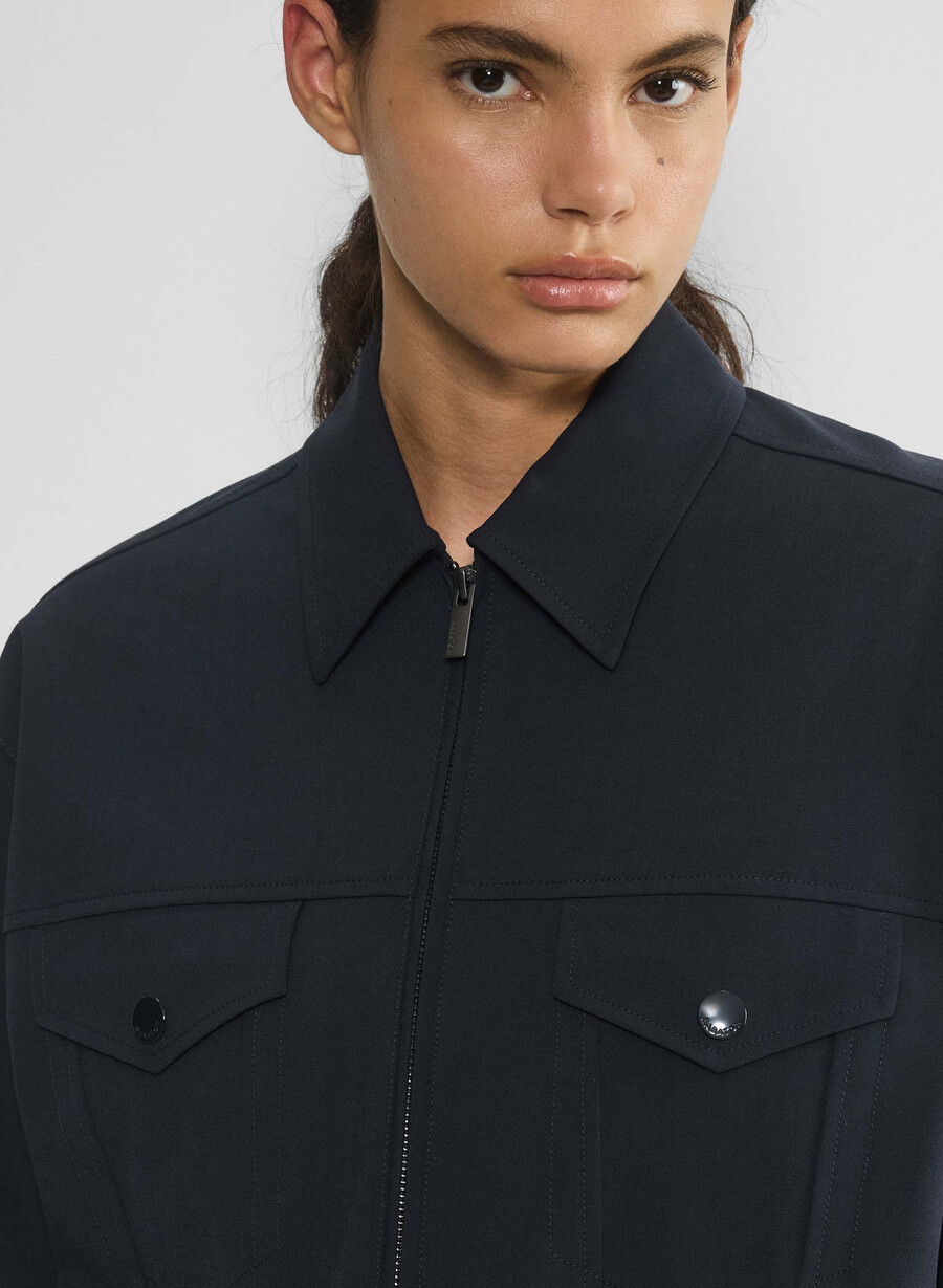 telegraph bomber - reessential light dark night navy