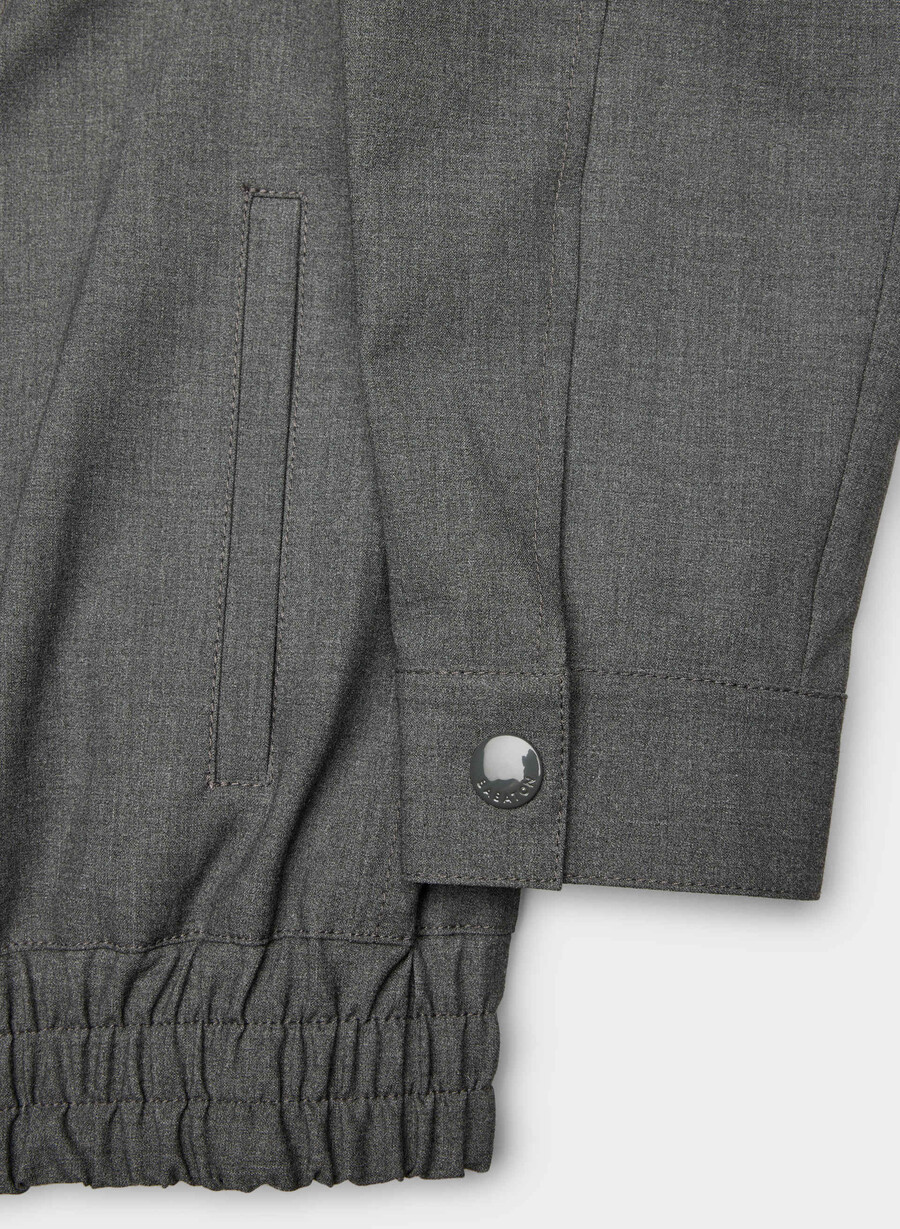telegraph bomber - reessential light heather charcoal