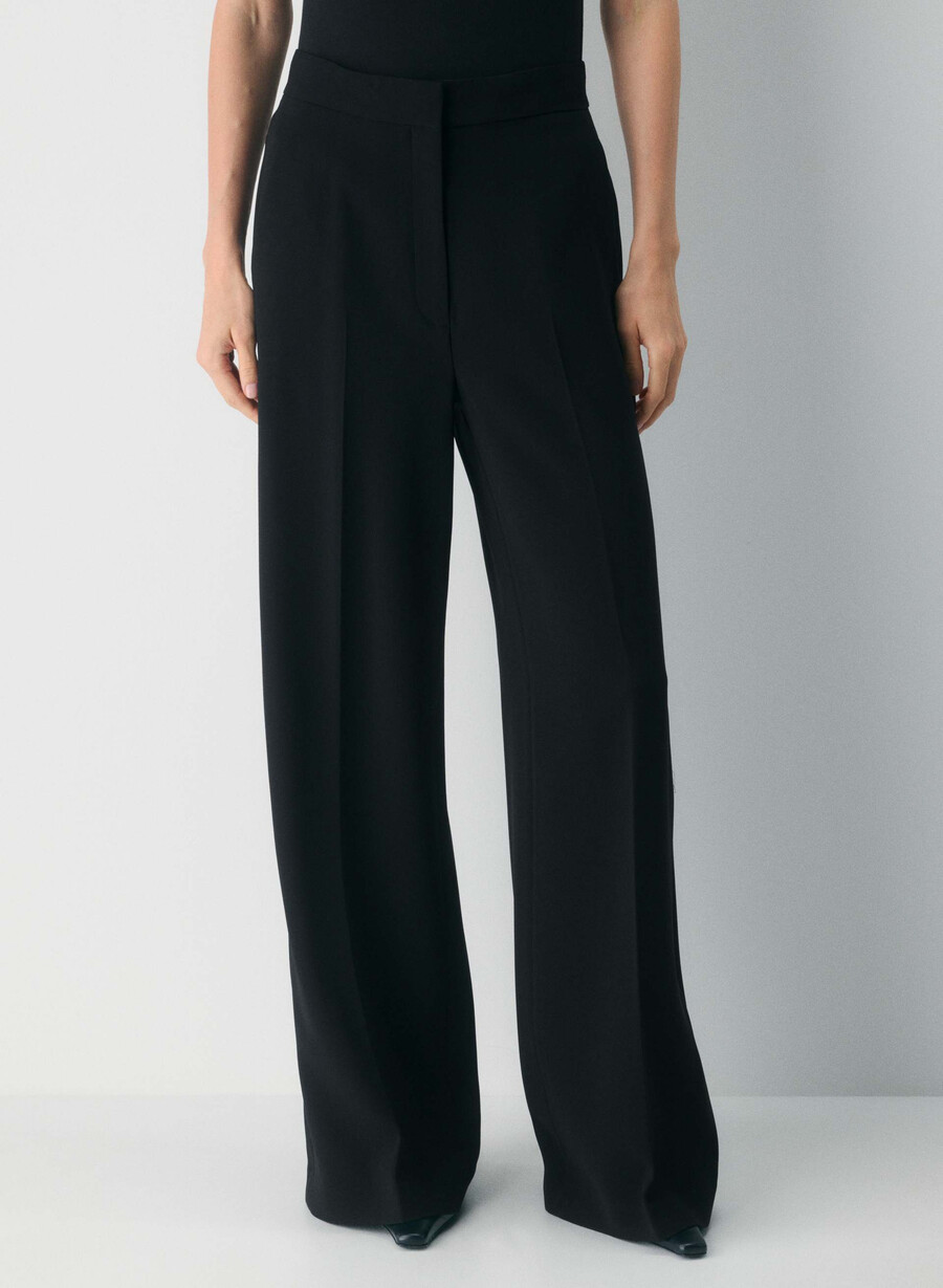 leeway hose - sway crêpe schwarz