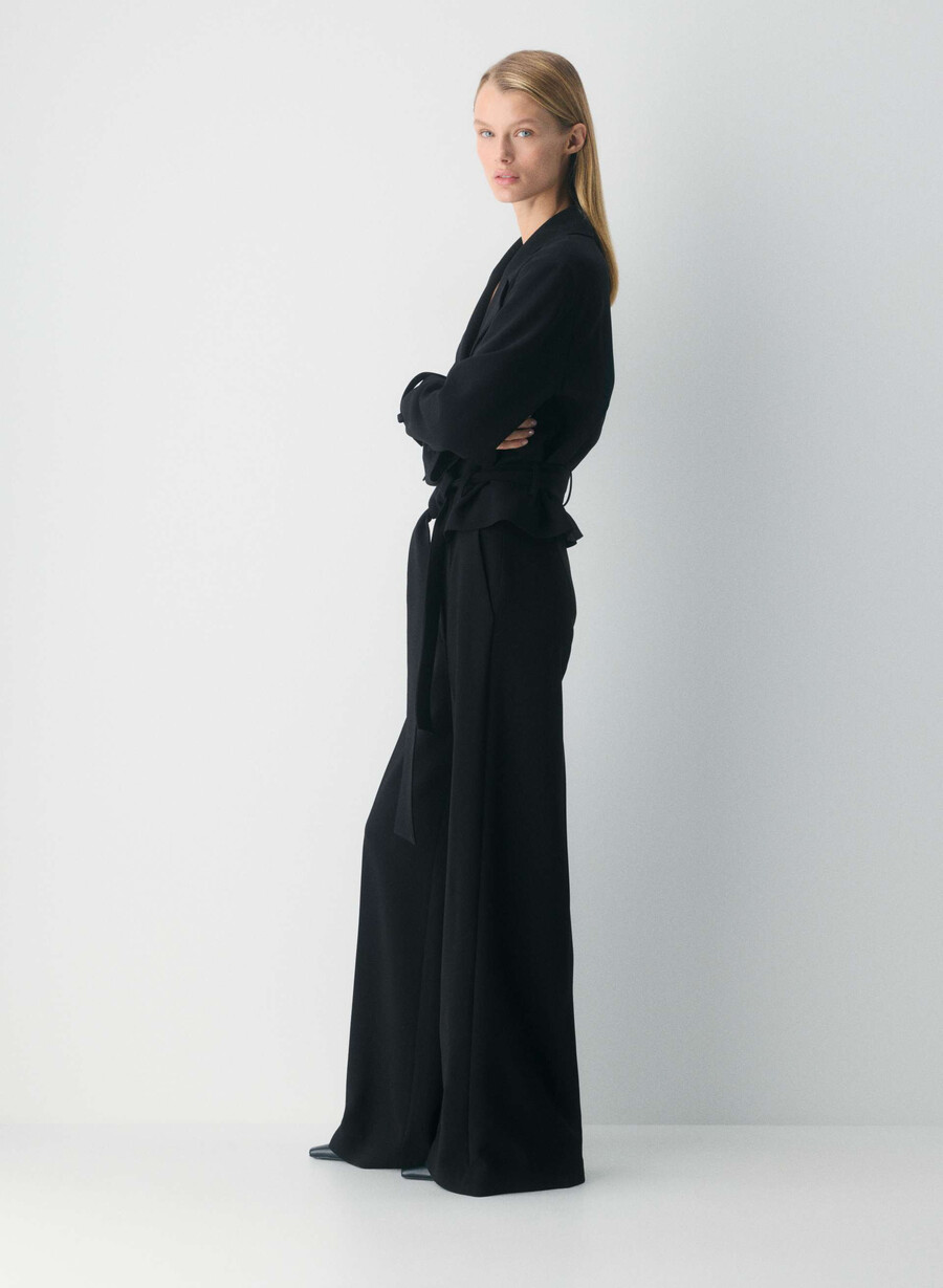 leeway hose - sway crêpe schwarz