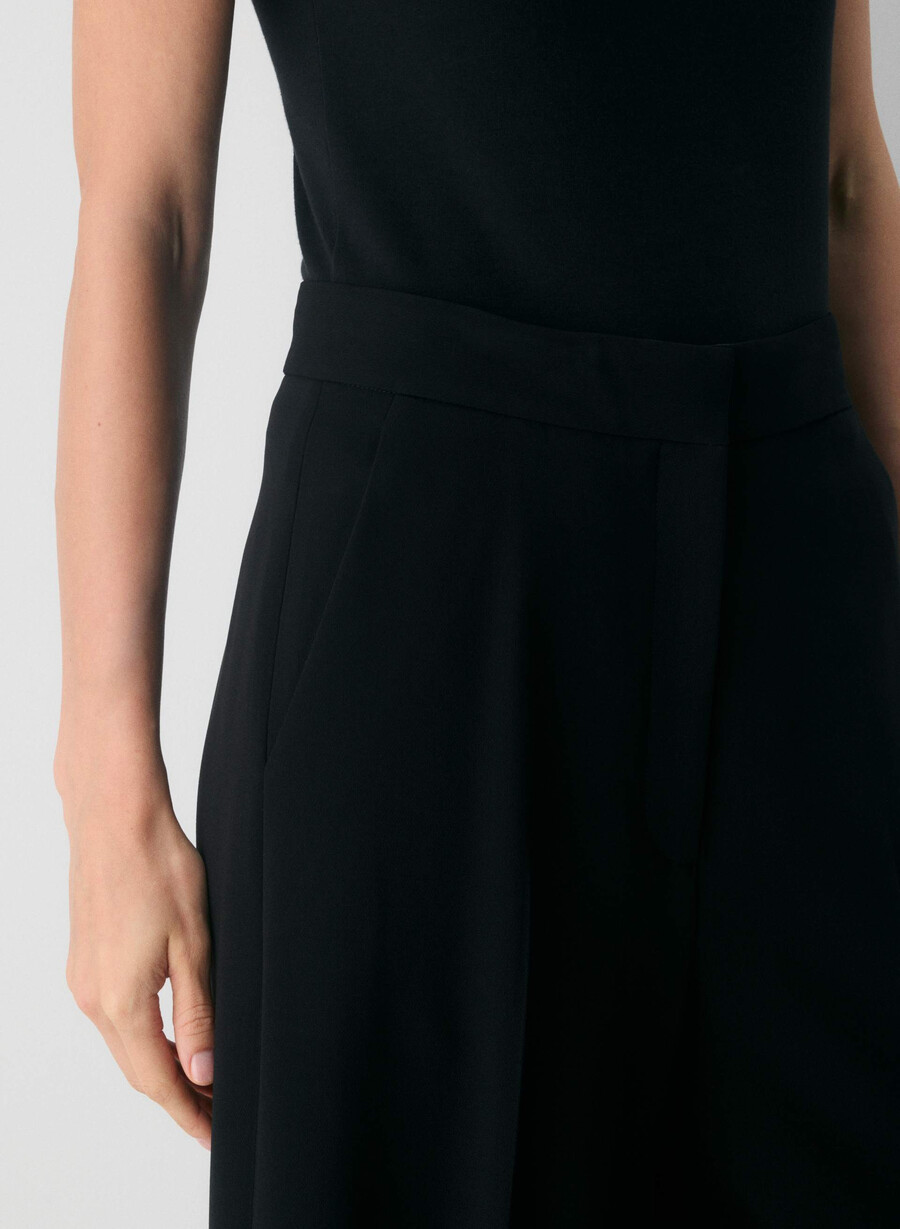 leeway hose - sway crêpe schwarz