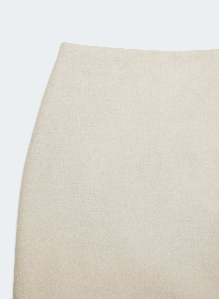 roundup skort - reessential light heather matte pearl