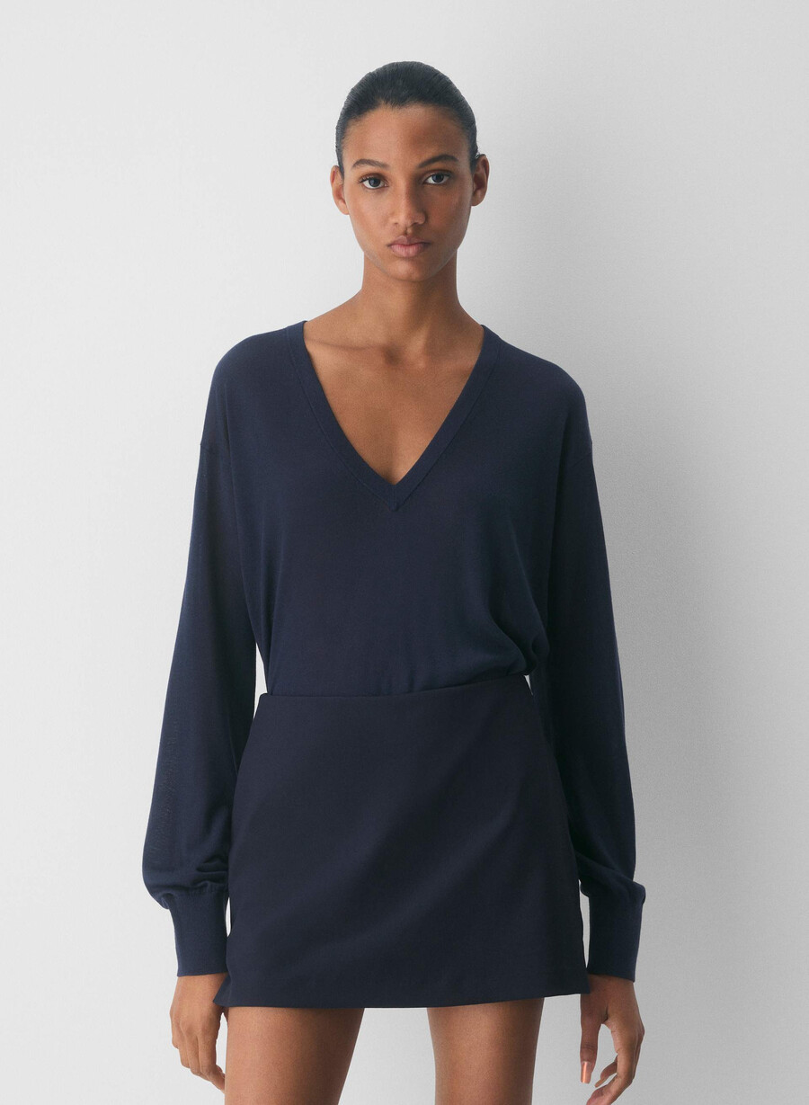roundup skort - reessential light dunkelblau