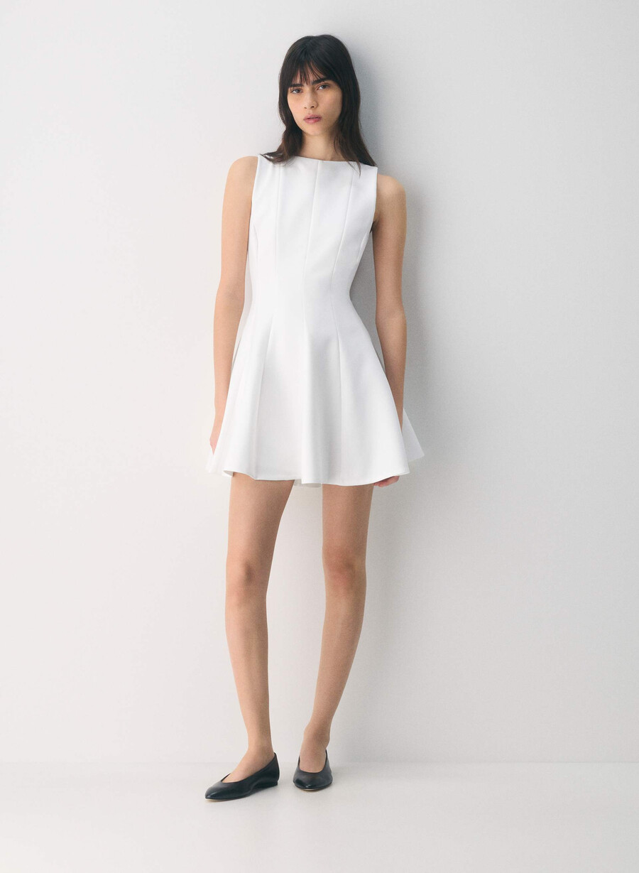 proxy dress - reessential white