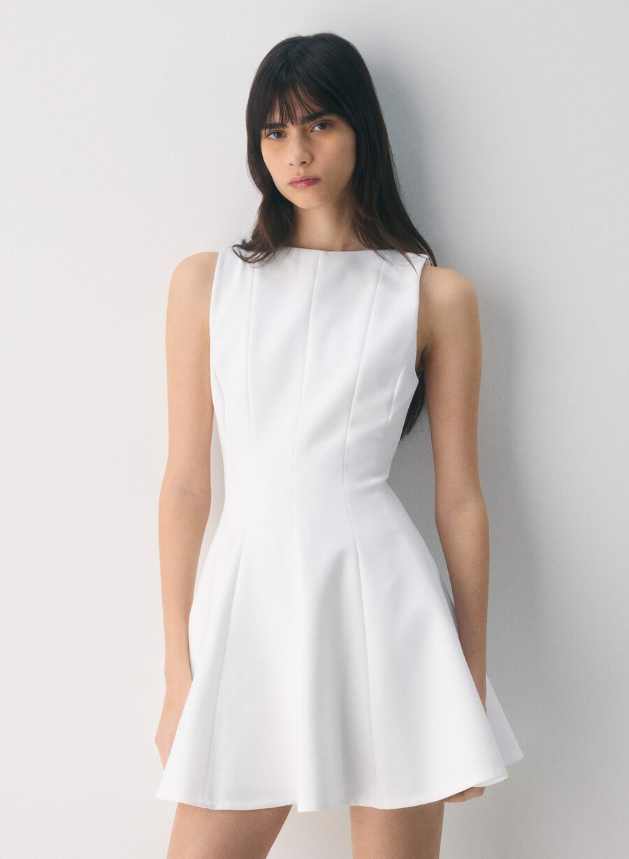 proxy dress - reessential white
