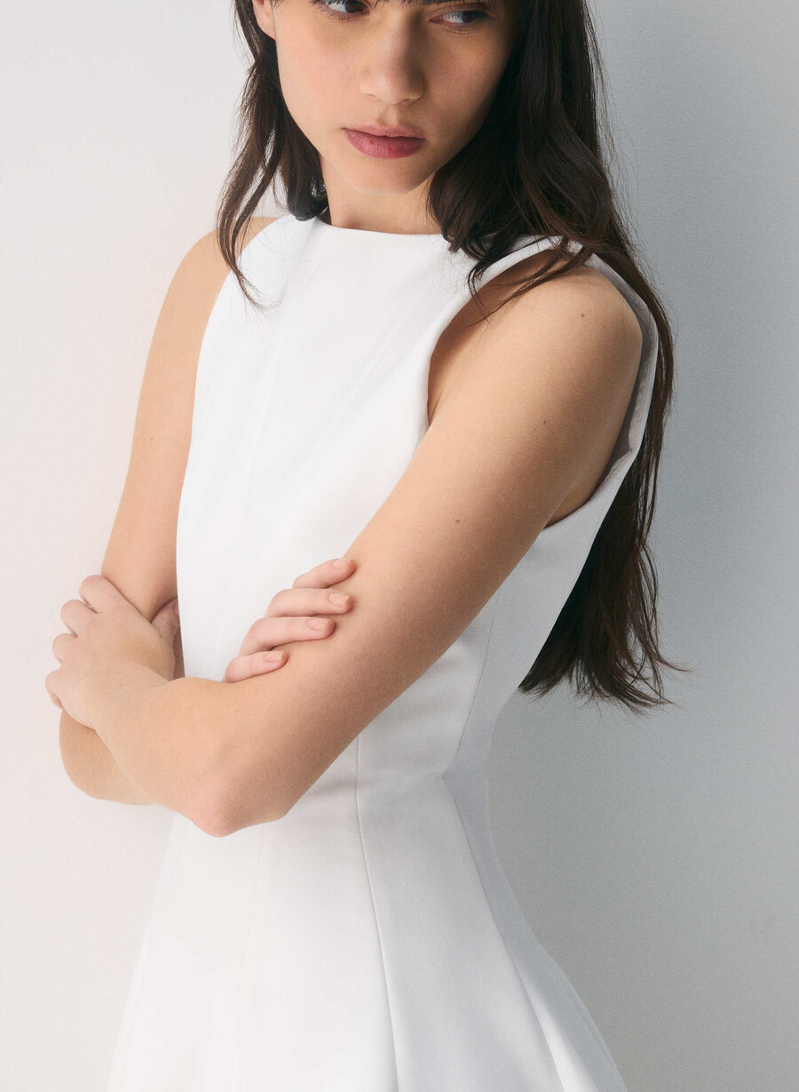proxy dress - reessential white
