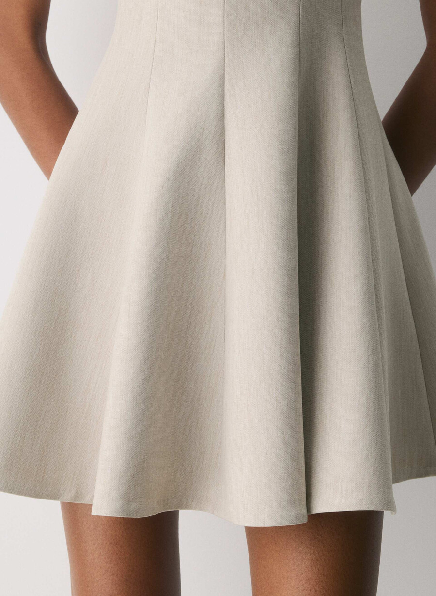 proxy dress - reessential heather matte pearl