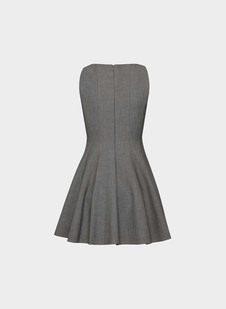 proxy dress - reessential heather charcoal