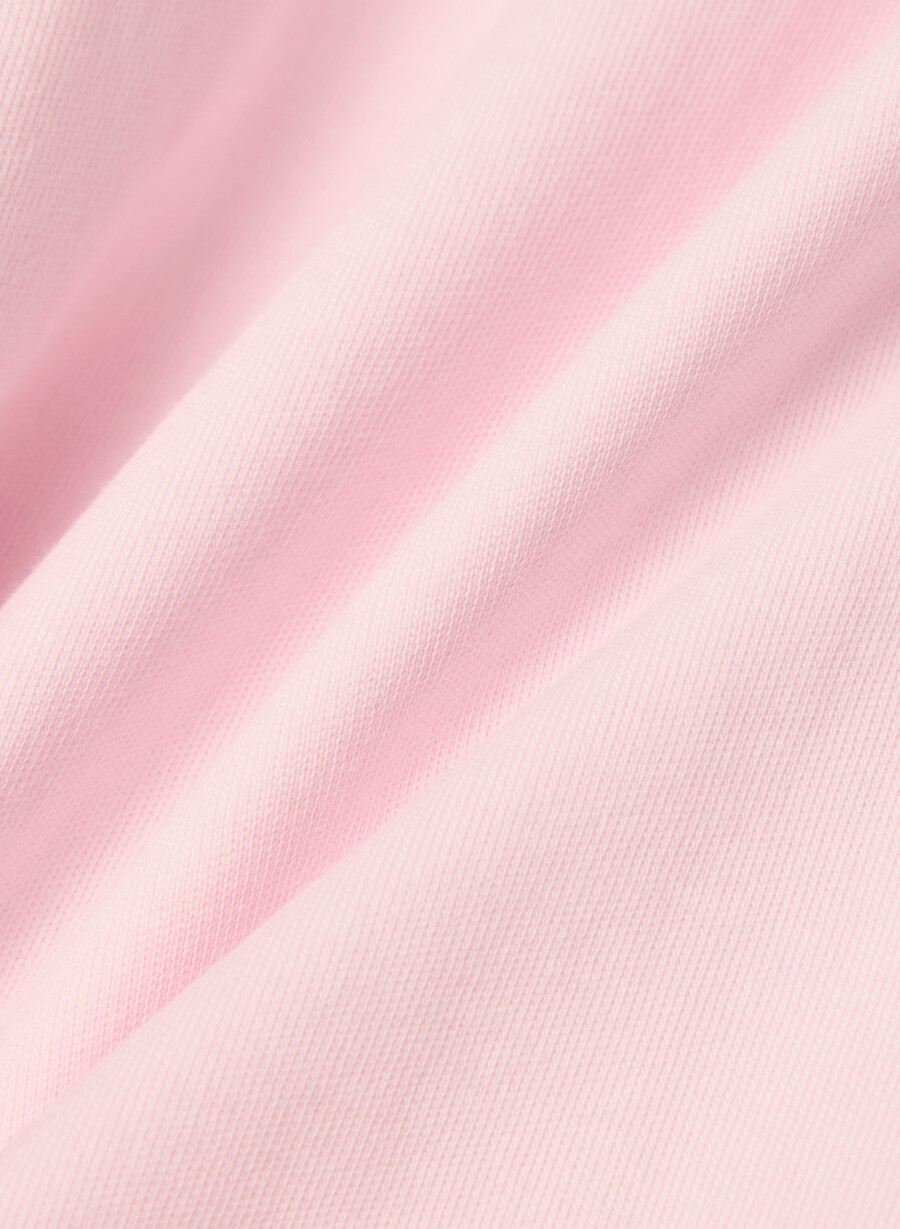 interlock baumwoll-funktions-t-shirt villa pink