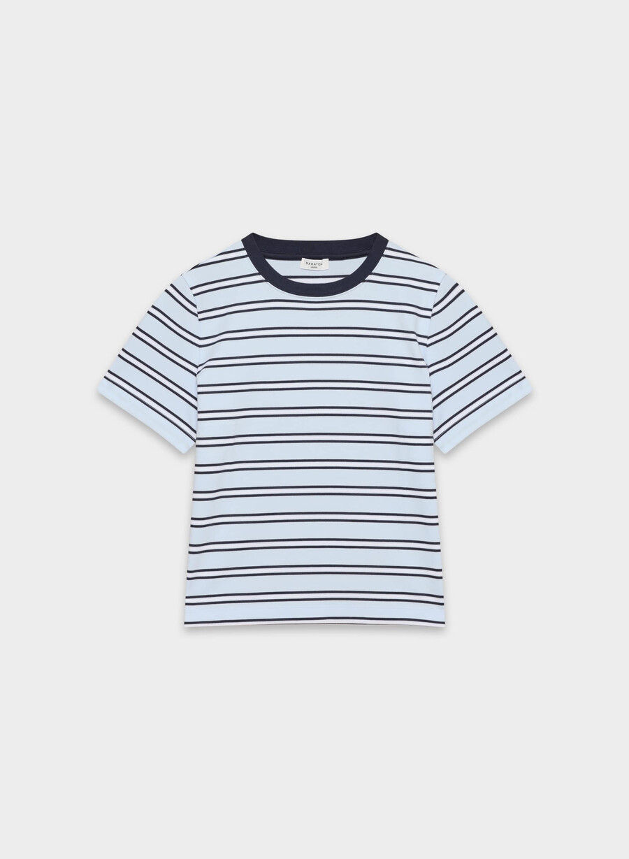 interlock baumwoll-funktions-t-shirt mddy bldrk nght nvy