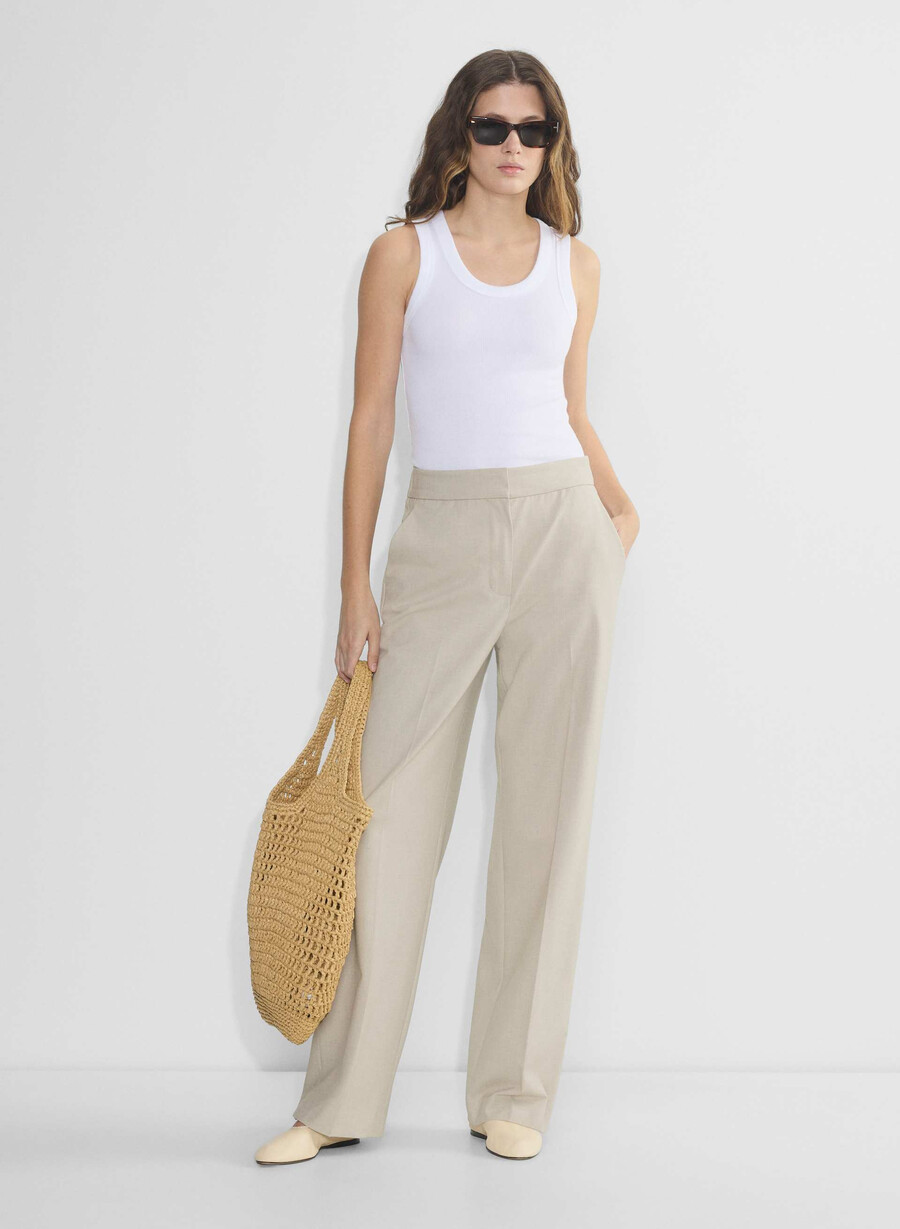 die limitless pant - reessential light heather matte pearl