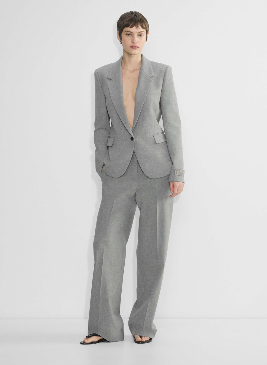 die limitless pant - reessential light heather dark grey