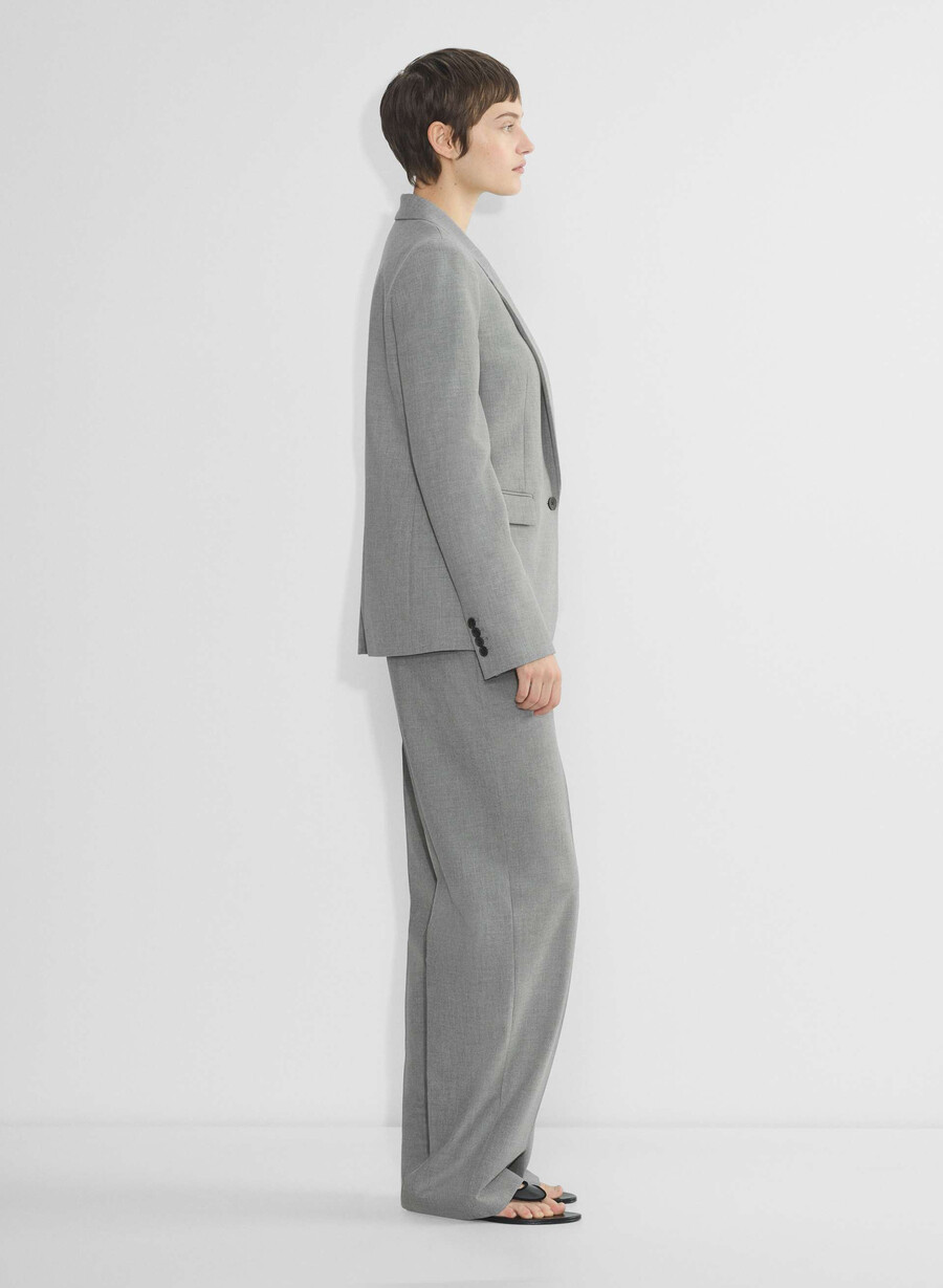 die limitless pant - reessential light heather dark grey