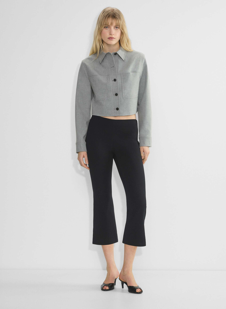 kurze jacke - reessential light heather dark grey