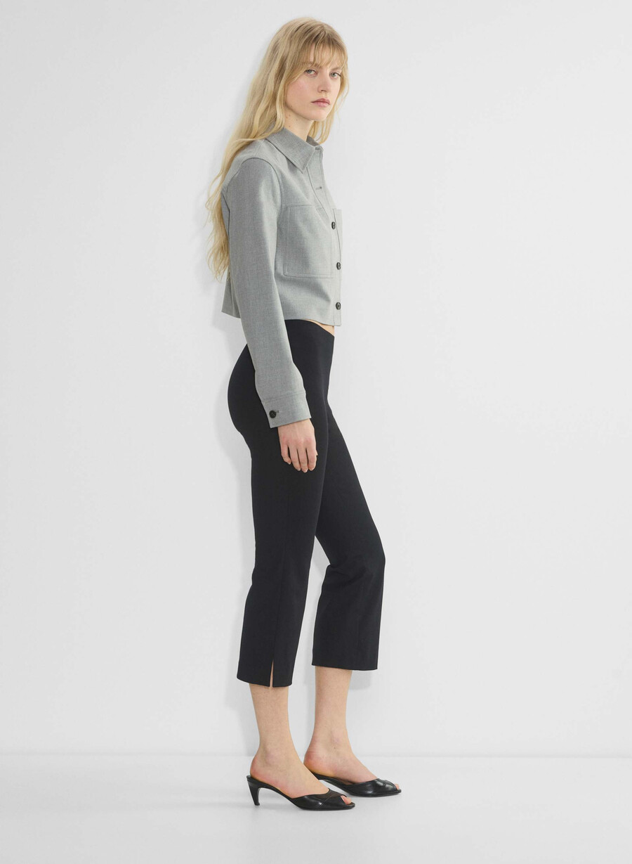 kurze jacke - reessential light heather dark grey