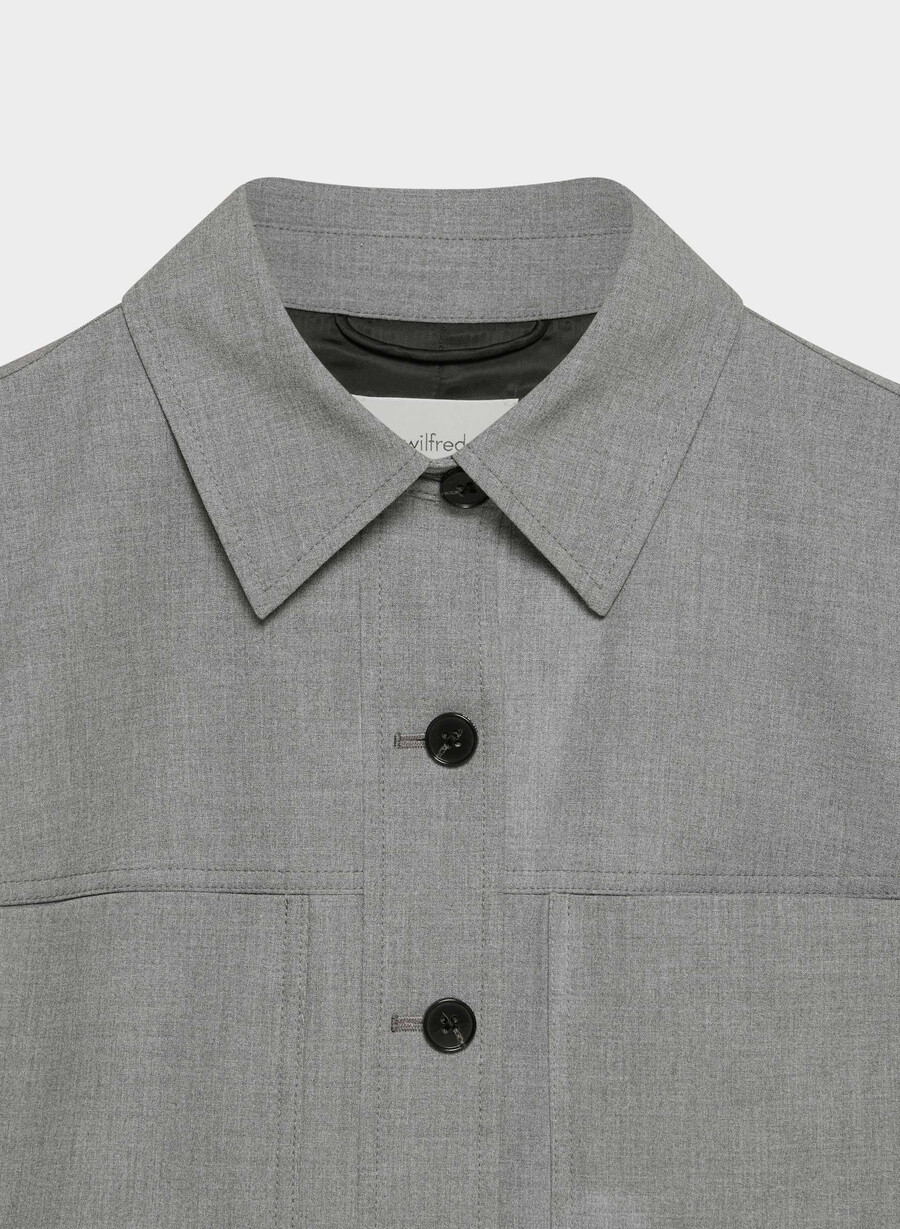 kurze jacke - reessential light heather dark grey