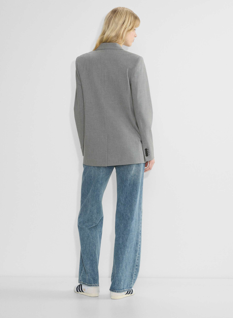 new generation blazer - reessential light heather matte pearl