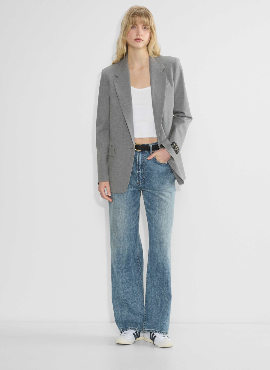 new generation blazer - reessential light heather dark grey