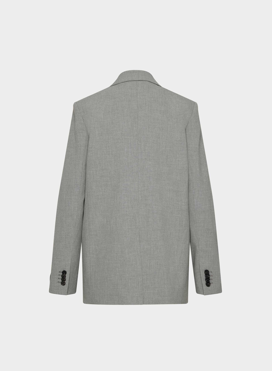 new generation blazer - reessential light heather dark grey