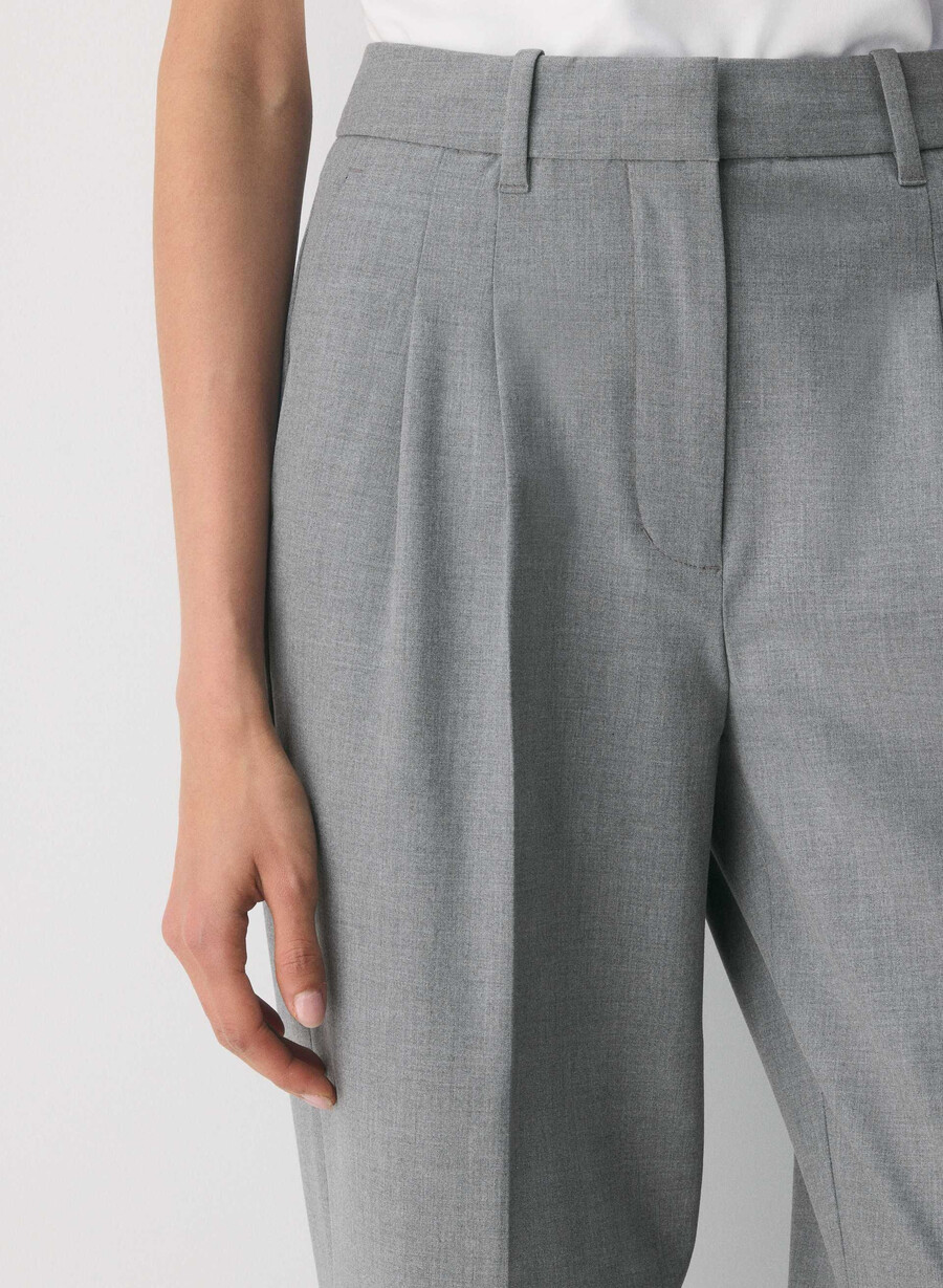 die mühelose hose - reessential light heather dark grey