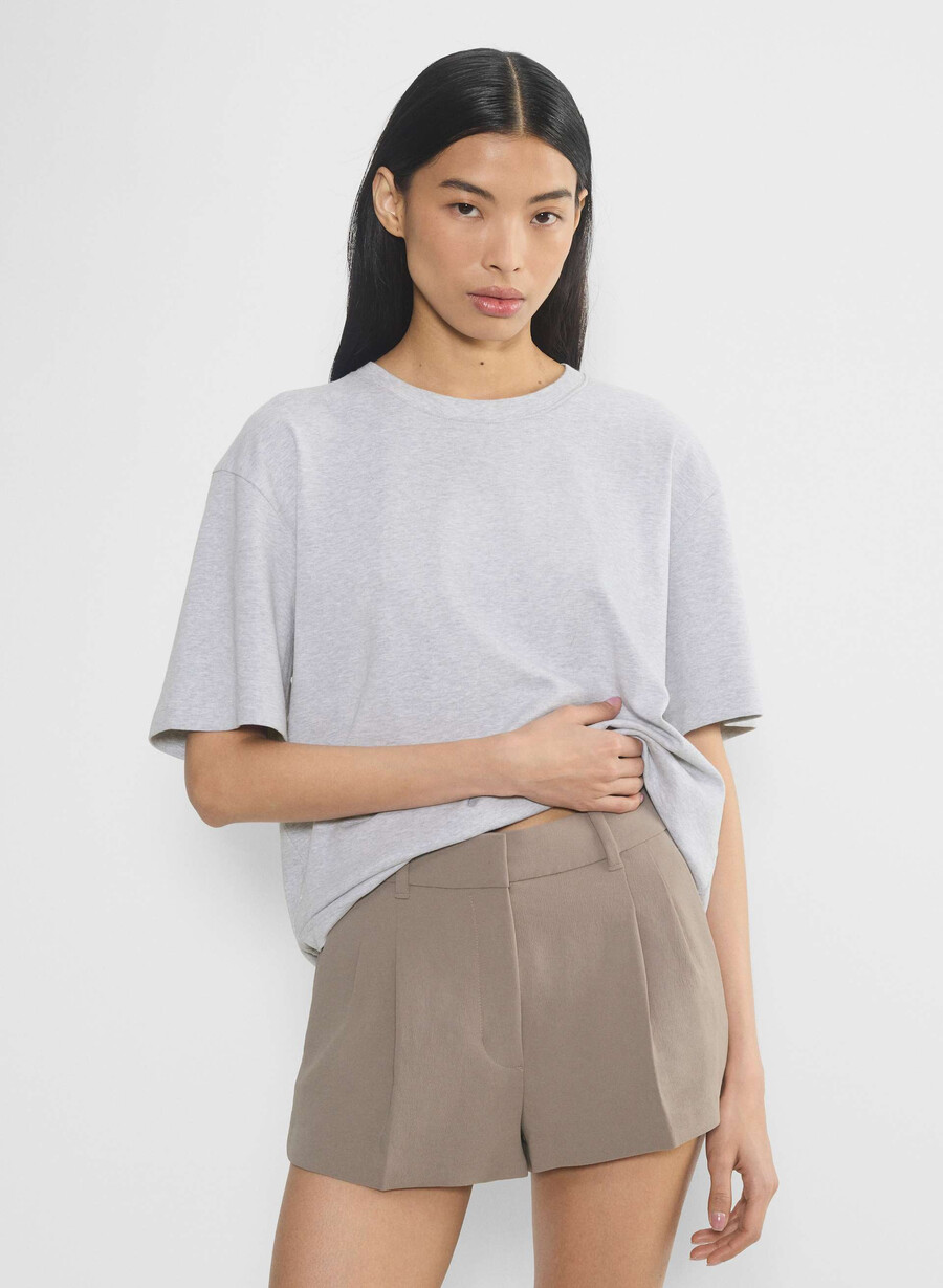 the effortless short micro - crepette turner taupe