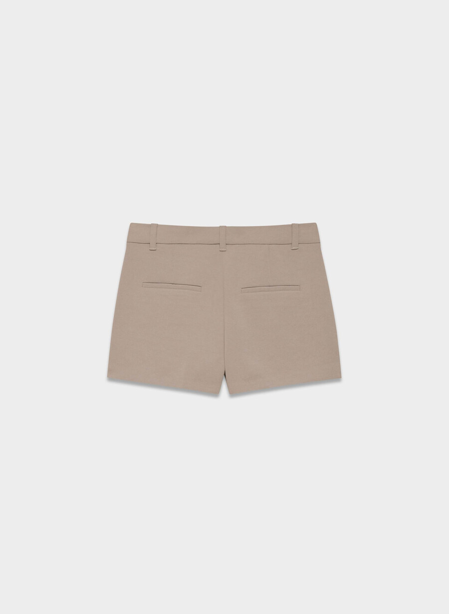 the effortless short micro - crepette turner taupe