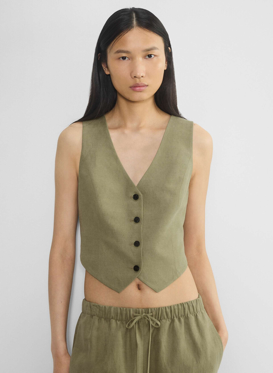 cruiselinen pacino weste sundried olive