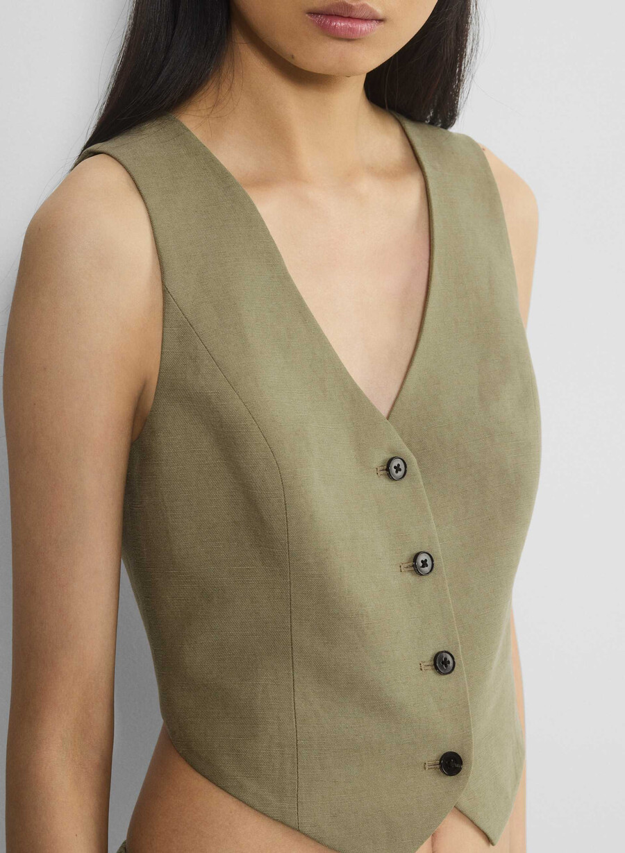 cruiselinen pacino weste sundried olive