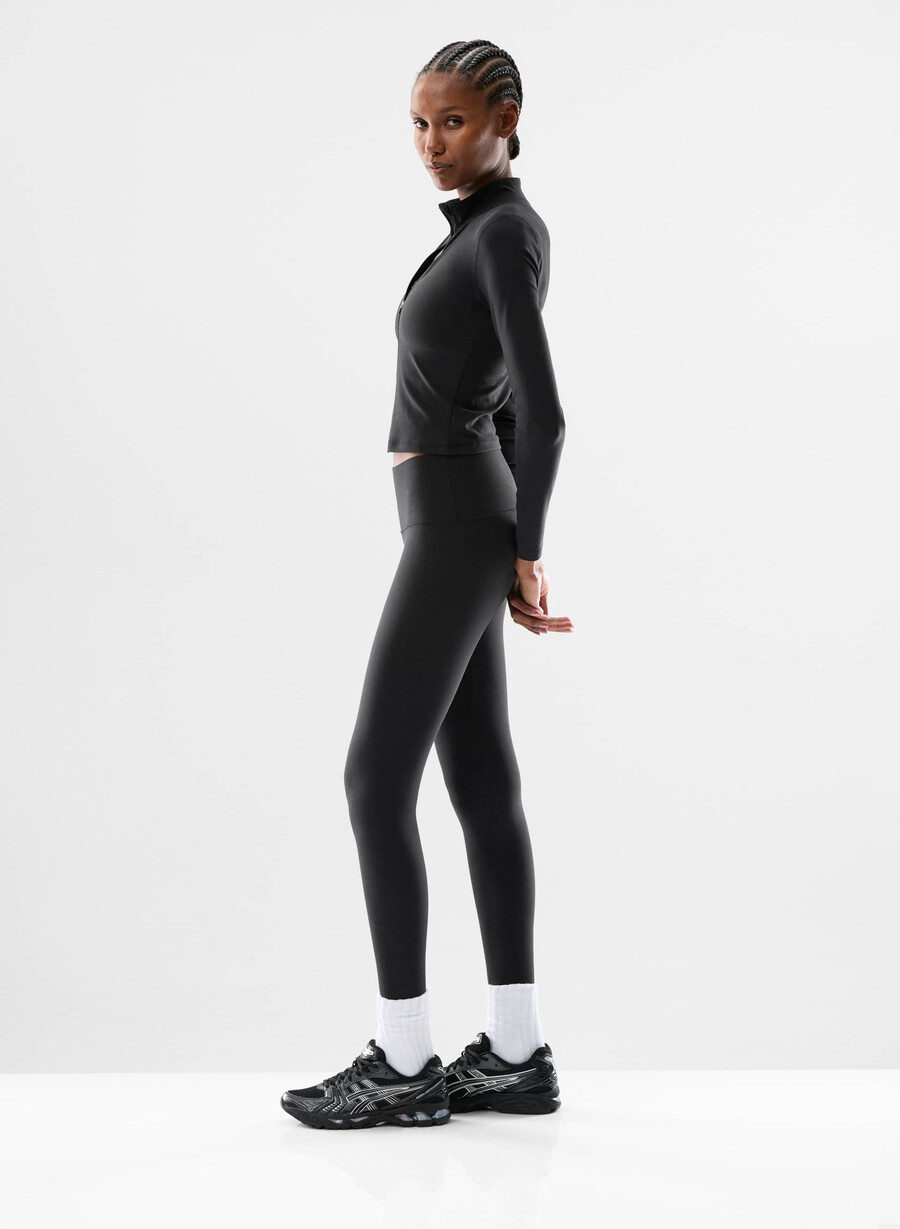 neuer butter limit zip-up schwarz