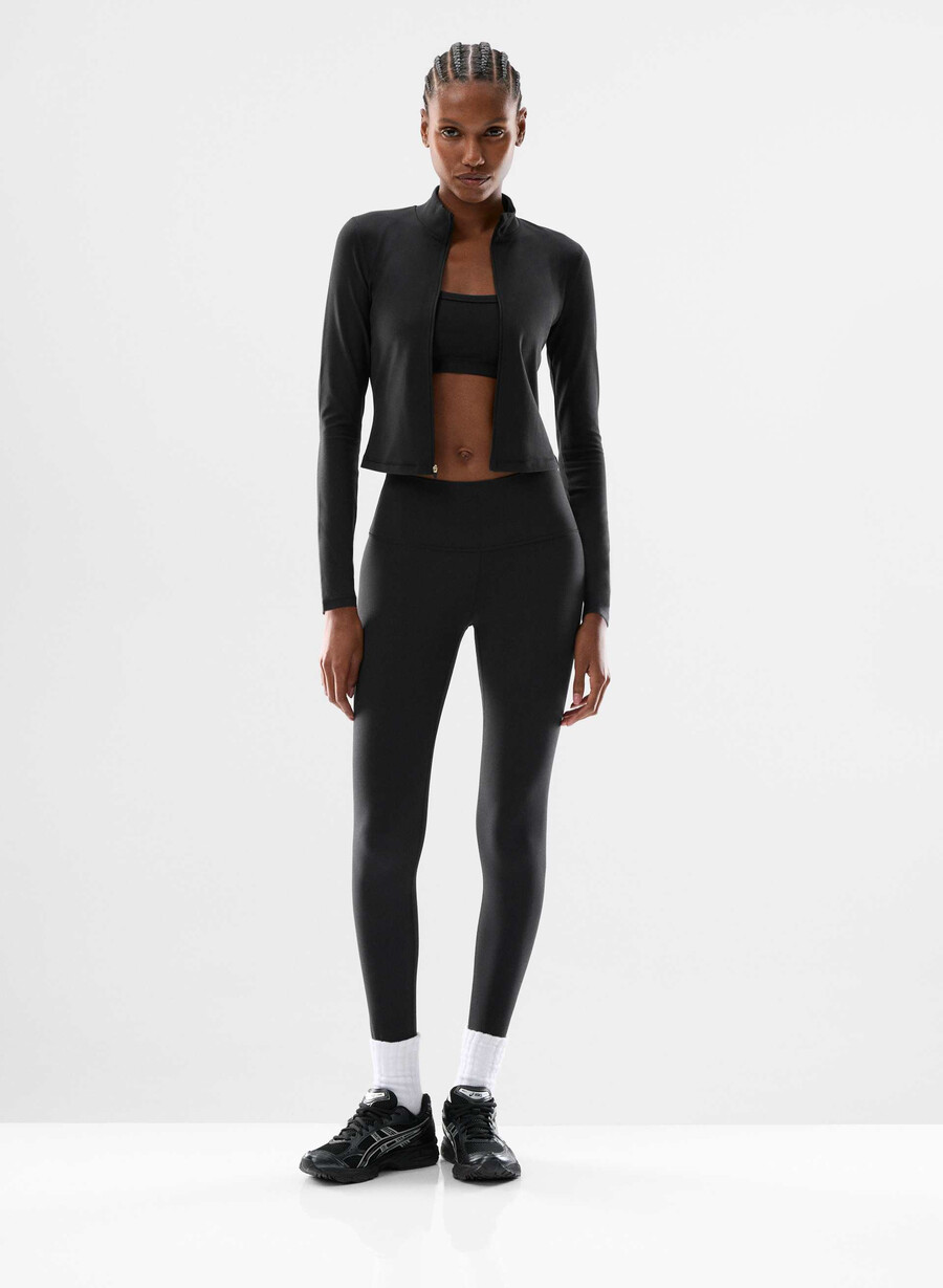 neuer butter limit zip-up schwarz