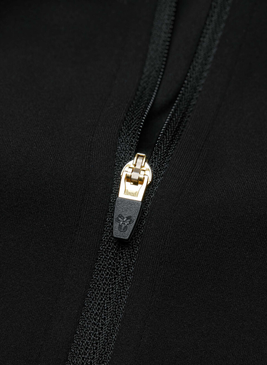 neuer butter limit zip-up schwarz
