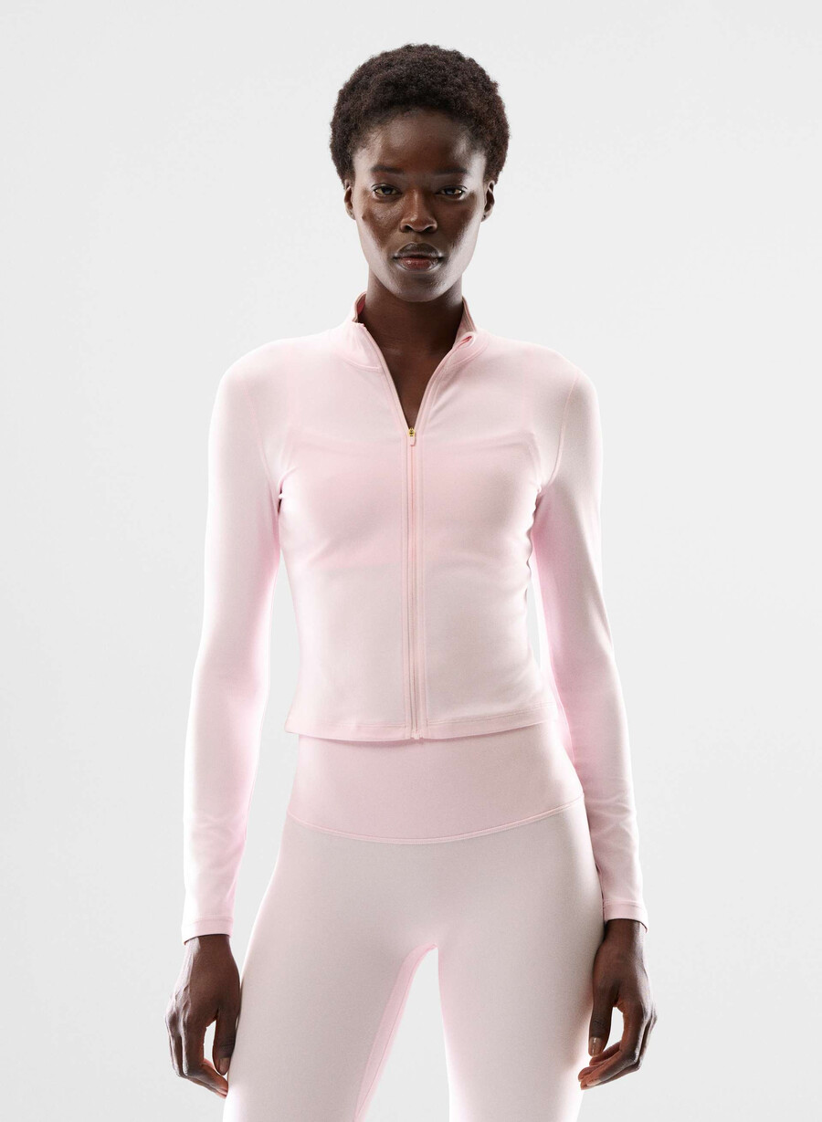 neue butter limit zip-up villa pink