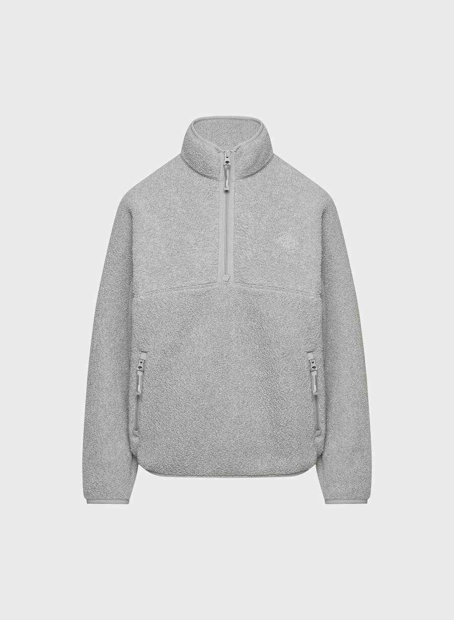polartec thermal pro 12 zip sweater mullein