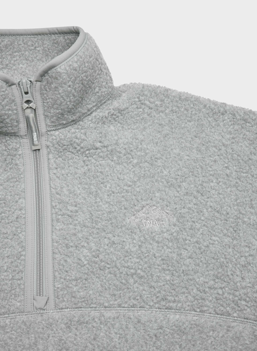 polartec thermal pro 12 zip sweater mullein
