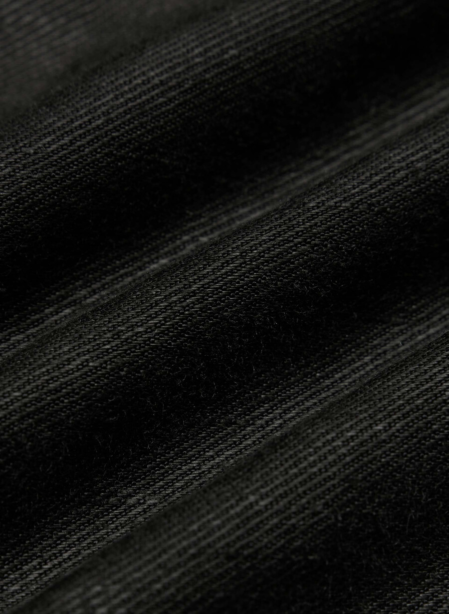 element leinen-tube-top schwarz