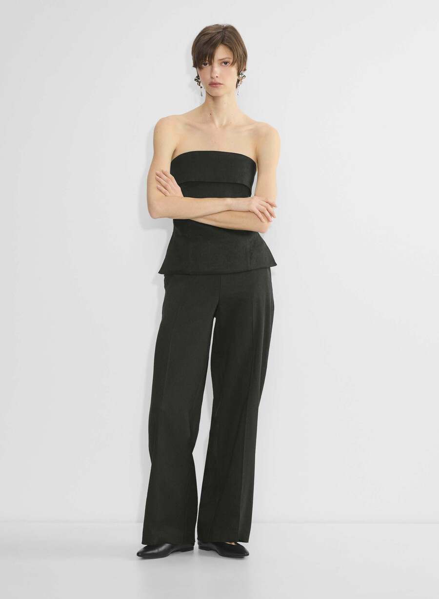 parity leinenhose schwarz