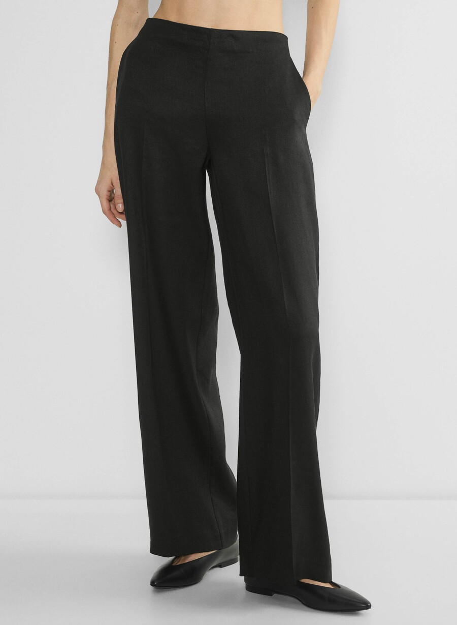 parity leinenhose schwarz