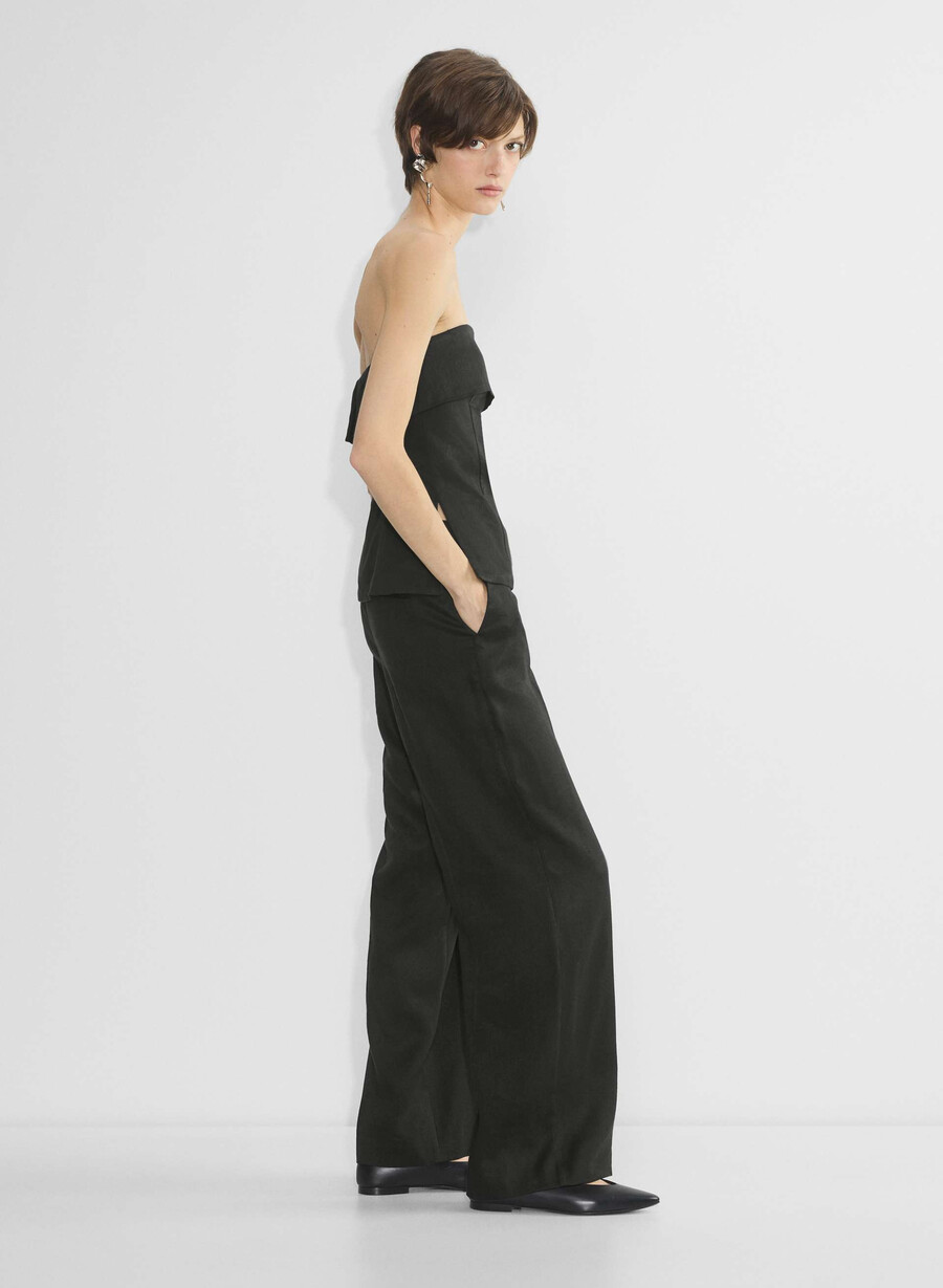 parity leinenhose schwarz