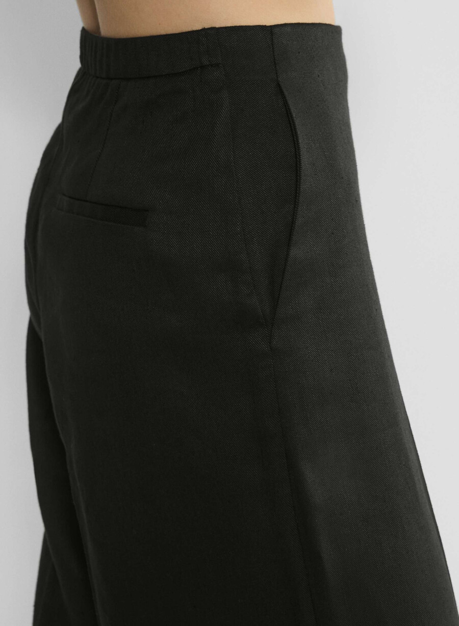 parity leinenhose schwarz
