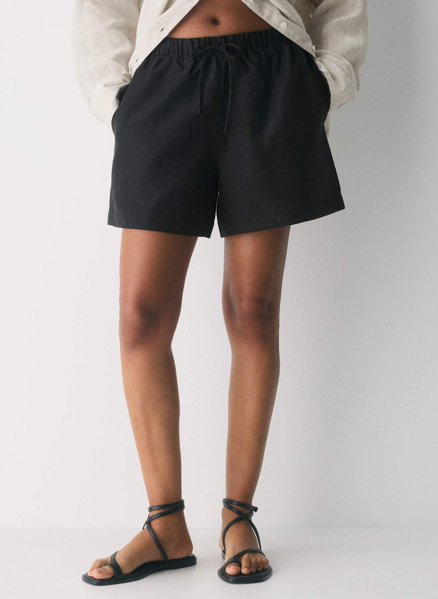 lodge short mid-thigh - cruiselinen schwarz