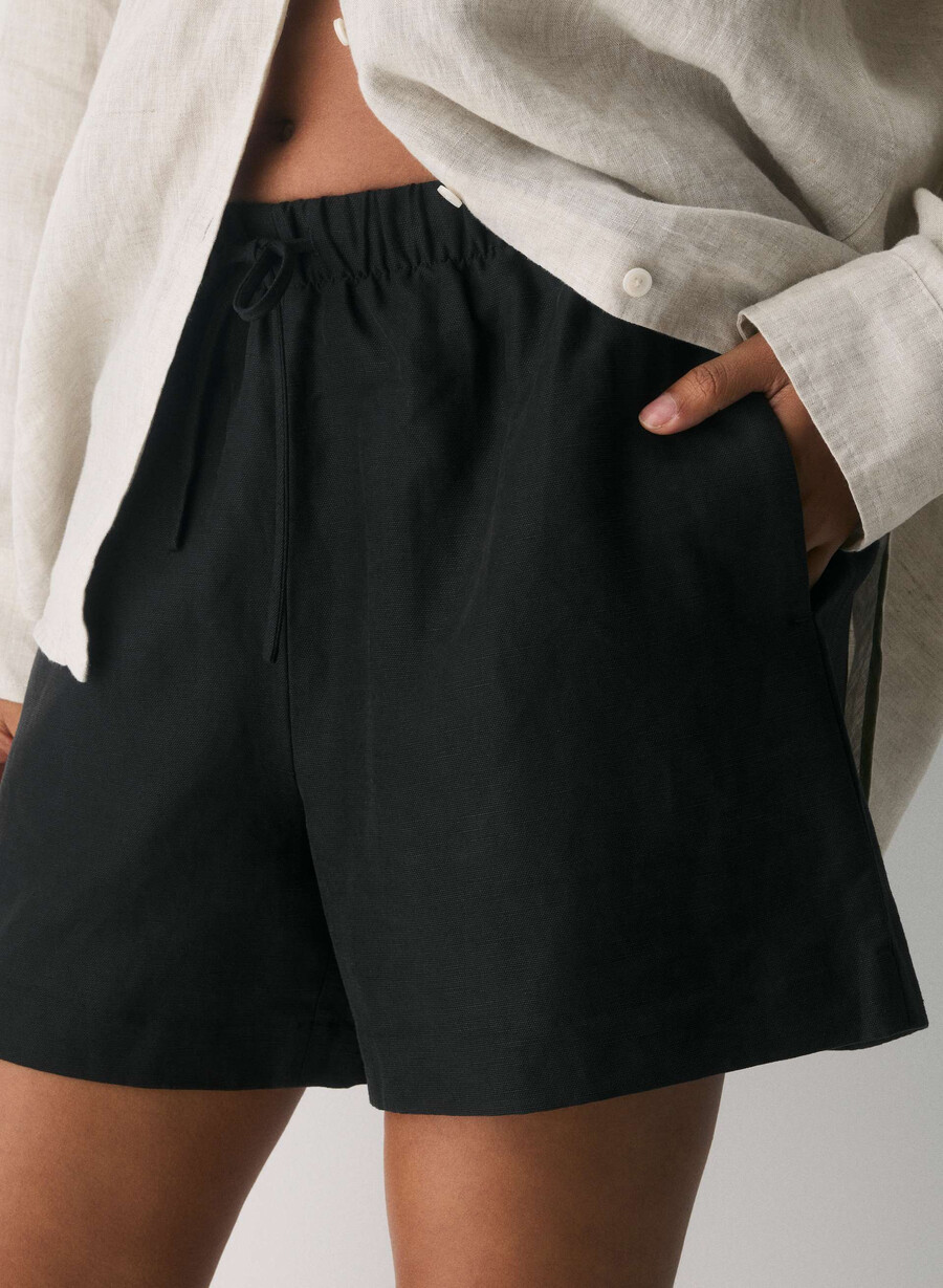 lodge short mid-thigh - cruiselinen schwarz
