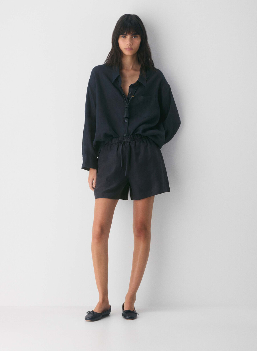 lodge short mid-thigh - cruiselinen dark night navy