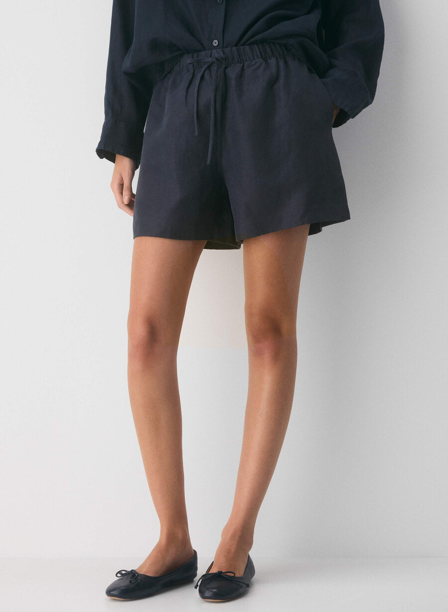 lodge short mid-thigh - cruiselinen dark night navy