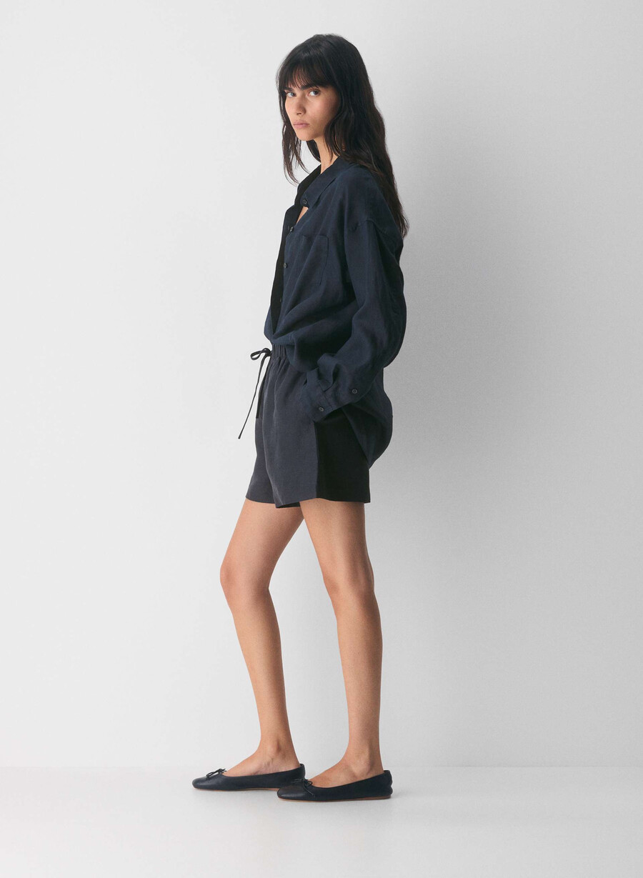 lodge short mid-thigh - cruiselinen dark night navy