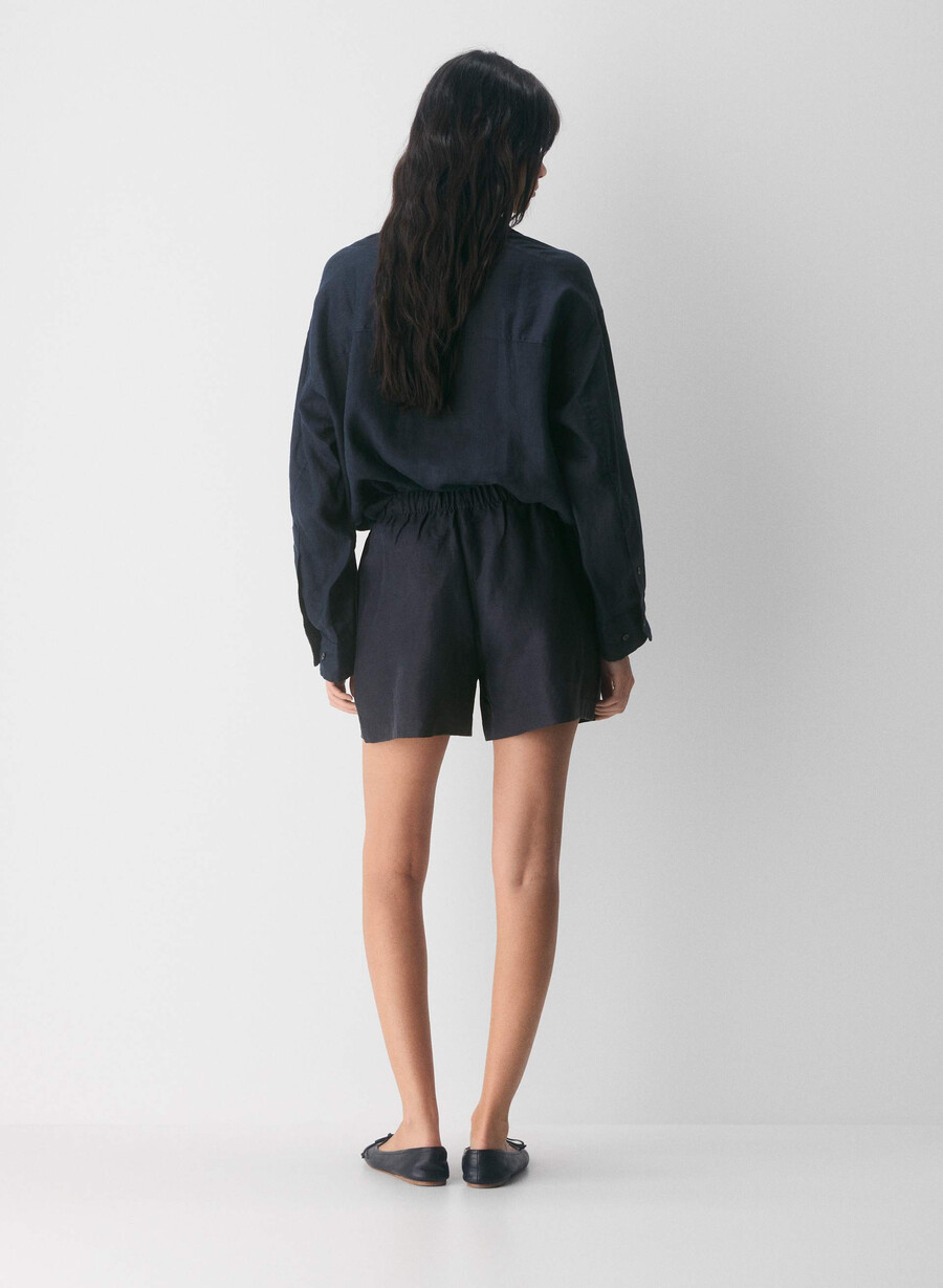 lodge short mid-thigh - cruiselinen dark night navy