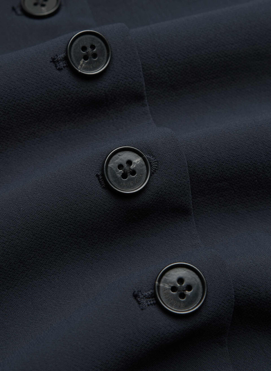 königliches kleid - crêpe dunkelblau