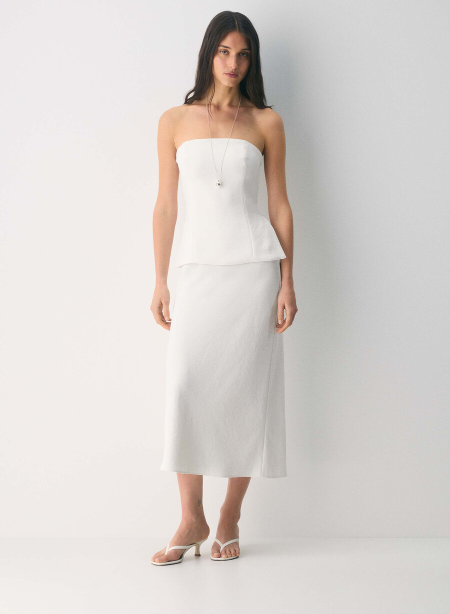 elegantes tube-top – crepette hellbirke