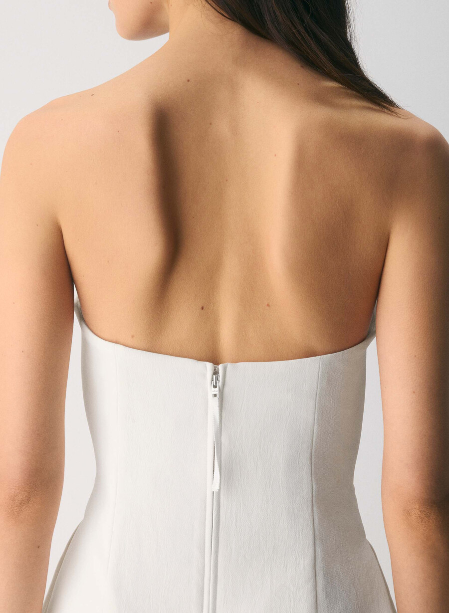 elegantes tube-top – crepette hellbirke